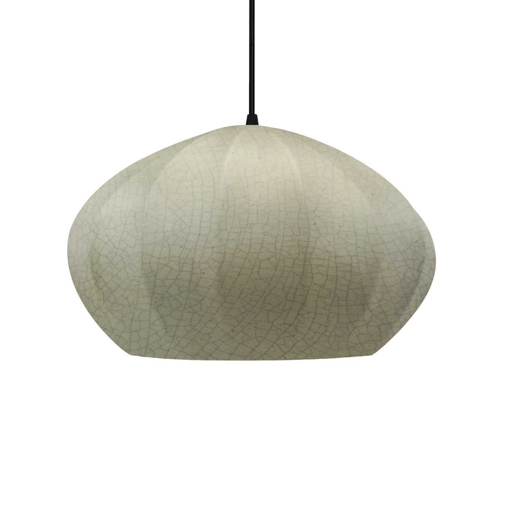 Radiance Collection One Light Pendant in Matte Black Justice Designs