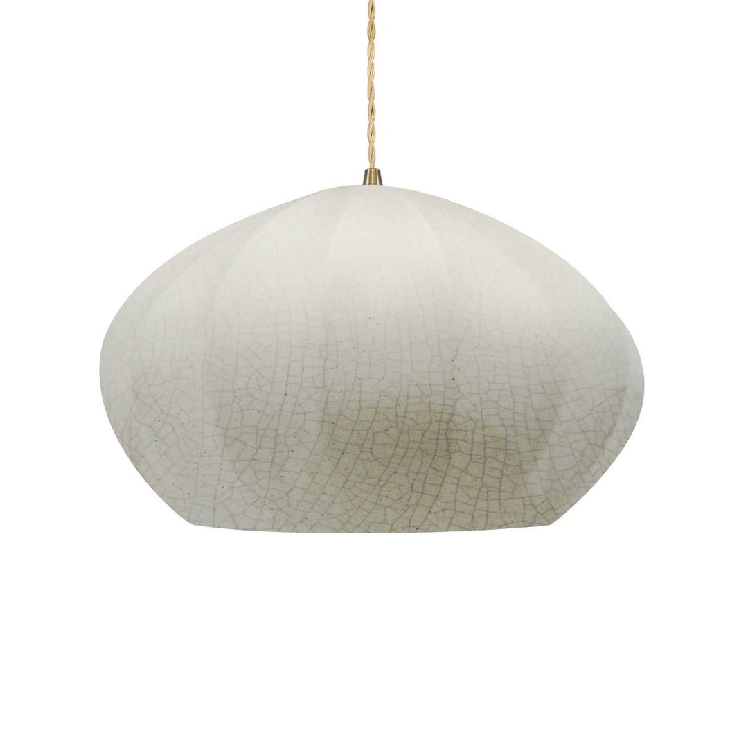 Radiance Collection One Light Pendant in Antique Brass Justice Designs