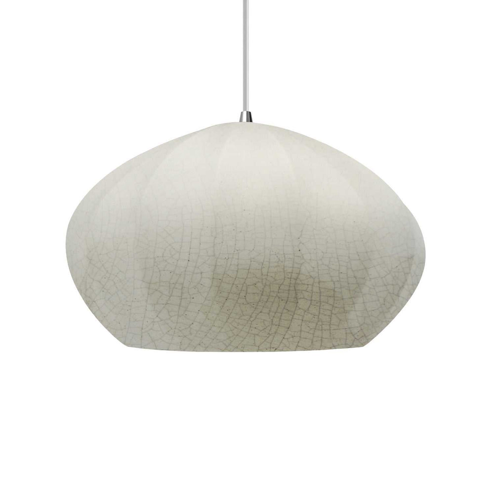 Radiance Collection One Light Pendant in Polished Chrome Justice Designs
