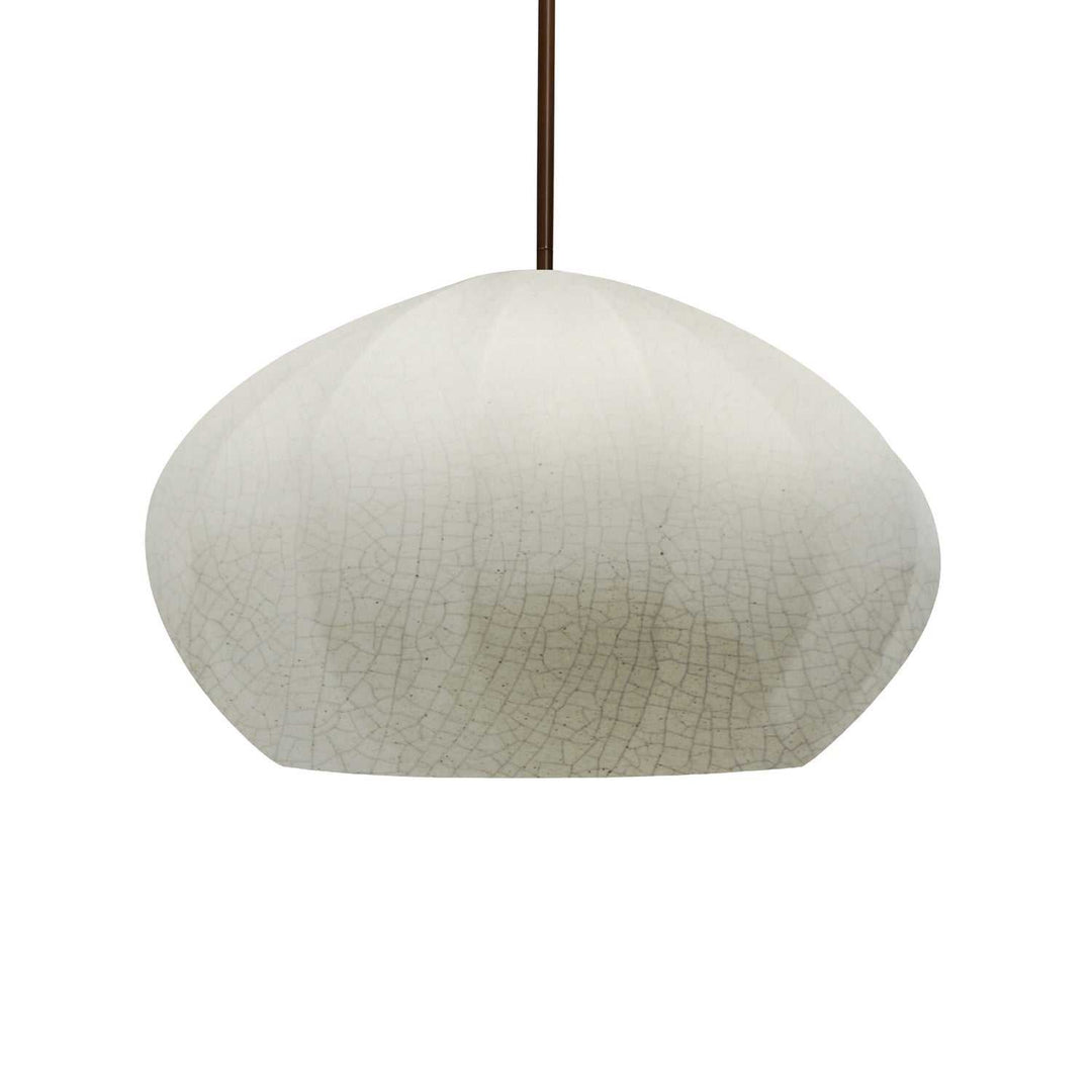 Radiance Collection One Light Pendant in Dark Bronze Justice Designs