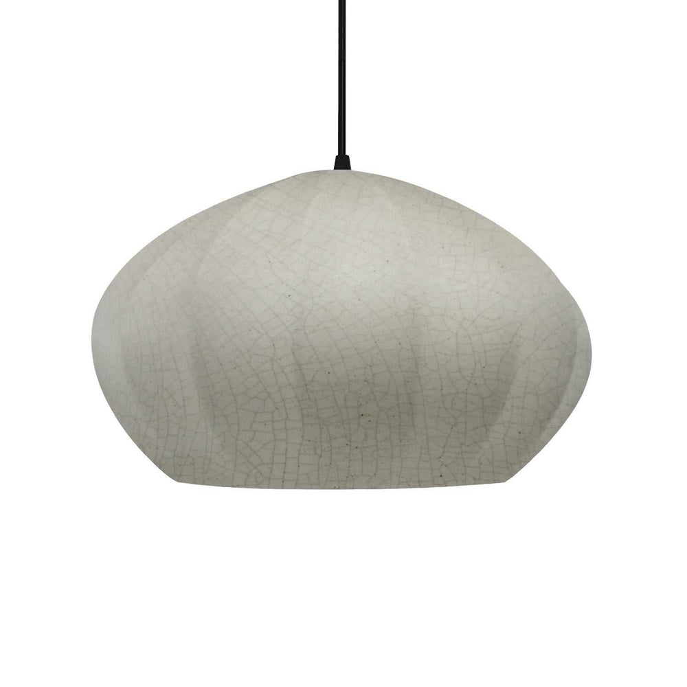 Radiance Collection One Light Pendant in Matte Black Justice Designs