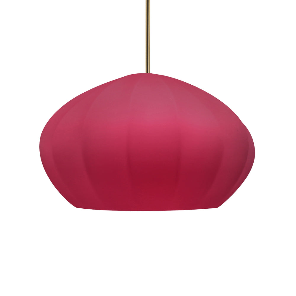 Justice Designs - CER-6605-CRSE-ABRS-RIGID - One Light Pendant - Radiance Collection - Antique Brass