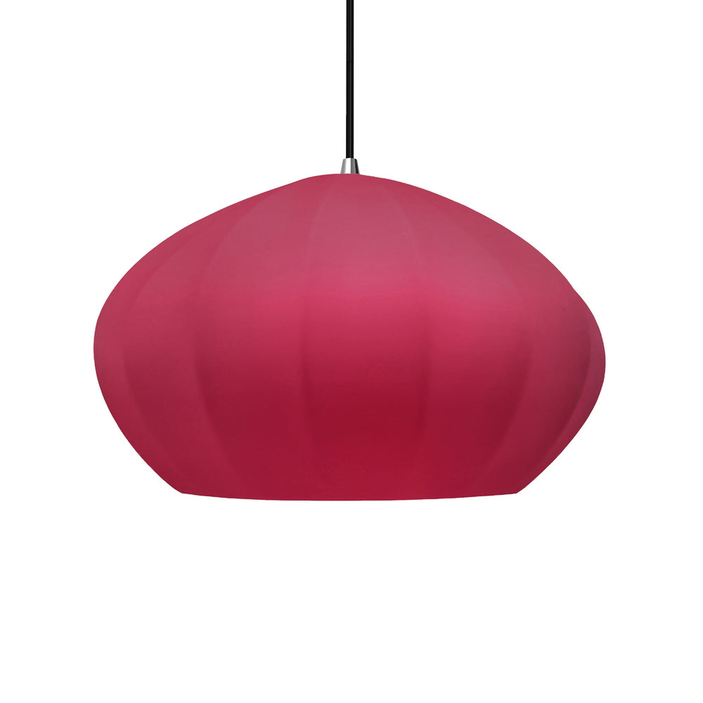 Justice Designs - CER-6605-CRSE-CROM-BKCD - One Light Pendant - Radiance Collection - Polished Chrome