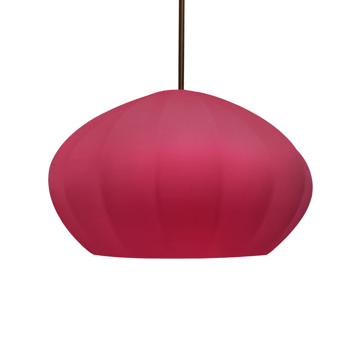 Justice Designs - CER-6605-CRSE-DBRZ-RIGID - One Light Pendant - Radiance Collection - Dark Bronze