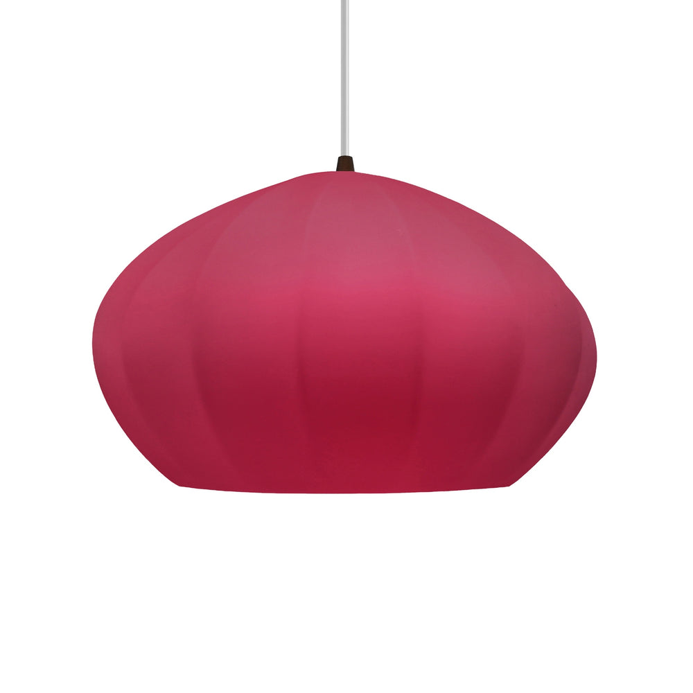 Justice Designs - CER-6605-CRSE-DBRZ-WTCD - One Light Pendant - Radiance Collection - Dark Bronze