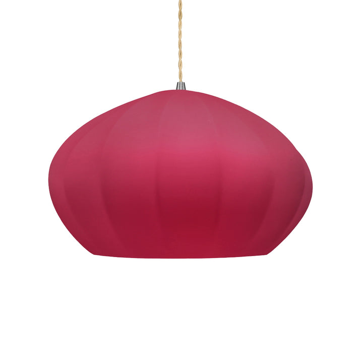 Justice Designs - CER-6605-CRSE-NCKL-BEIG-TWST - One Light Pendant - Radiance Collection - Brushed Nickel
