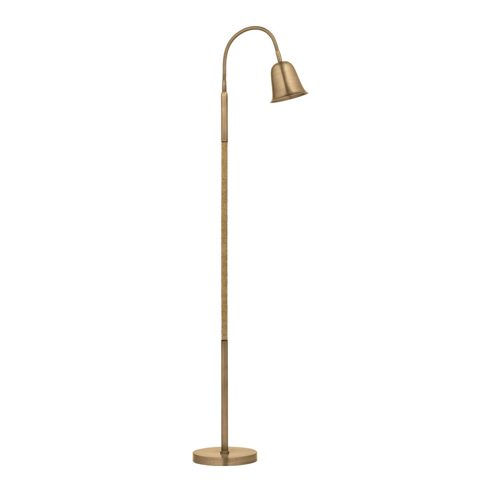 Troy Lighting Canada - PFL1053-PBR - One Light Floor Lamp - Wharf - Patina Brass
