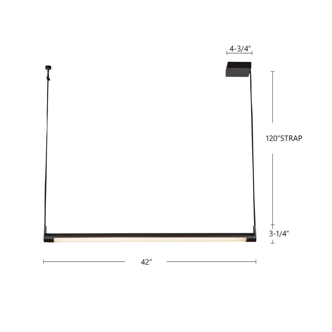 Kuzco Canada - LP46841-VB-UNV - LED Linear Pendant - Laurence - Vintage Brass