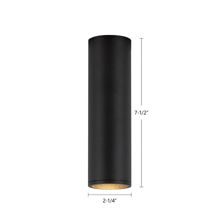 Kuzco Canada - LD2-FM08W10-3036-BK-UNV-010 - LED Flush Mount - Lorna - Black