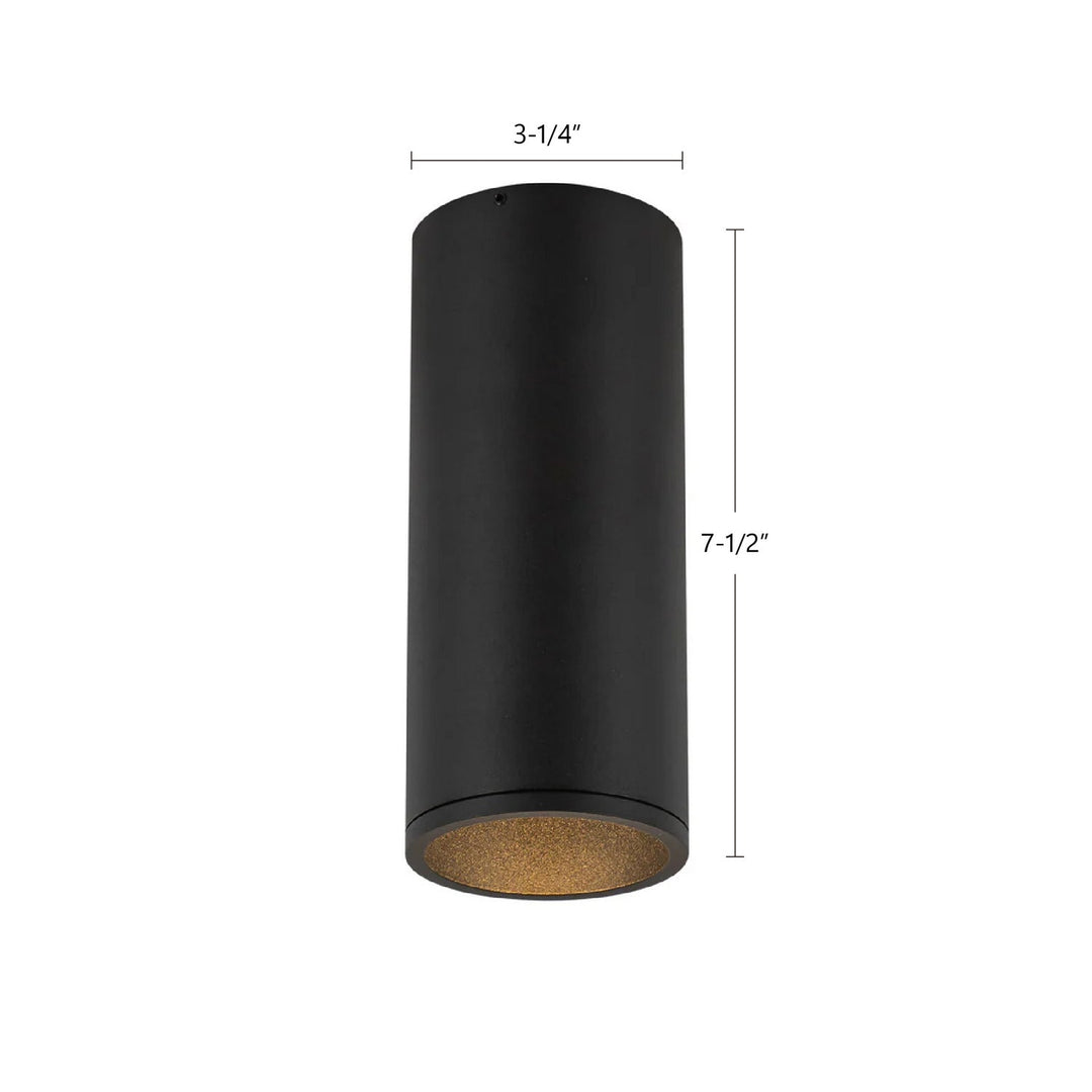 Kuzco Canada - LD3-FM08W14-3036-BK-UNV-010 - LED Flush Mount - Lorna - Black