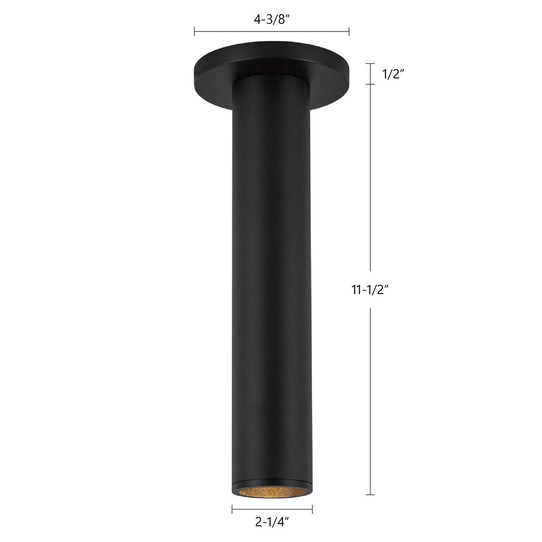 Kuzco Canada - LD2-SM12W12-3036-BK-UNV-010 - LED Ceiling Mount - Lorna - Black