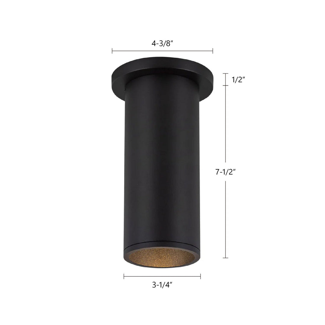 Kuzco Canada - LD3-SM08W14-3036-BK-UNV-010 - LED Ceiling Mount - Lorna - Black