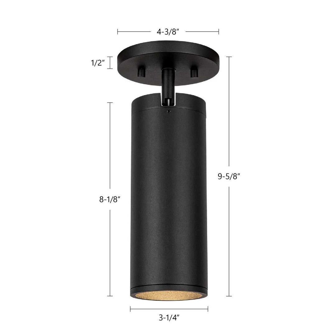 Kuzco Canada - LD3-SA08W14-3036-BK-UNV-010 - LED Ceiling Mount - Lorna - Black