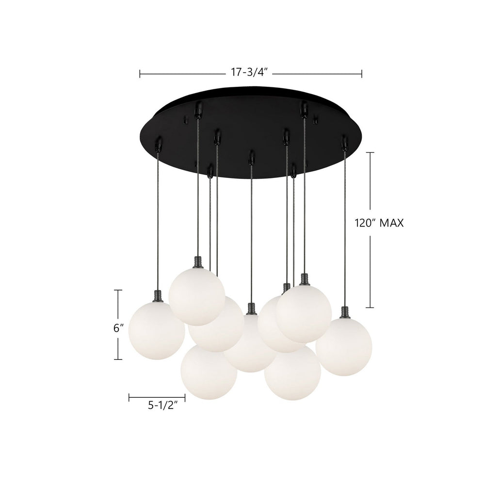 Kuzco Canada - MP3106BK-09 - LED Pendant - Bolla - Black