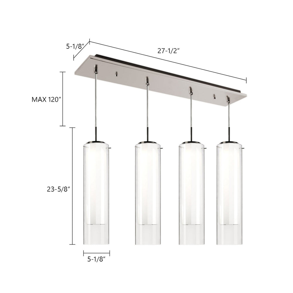 Kuzco Canada - MP41305BN-04 - LED Pendant - Verona - Brushed Nickel