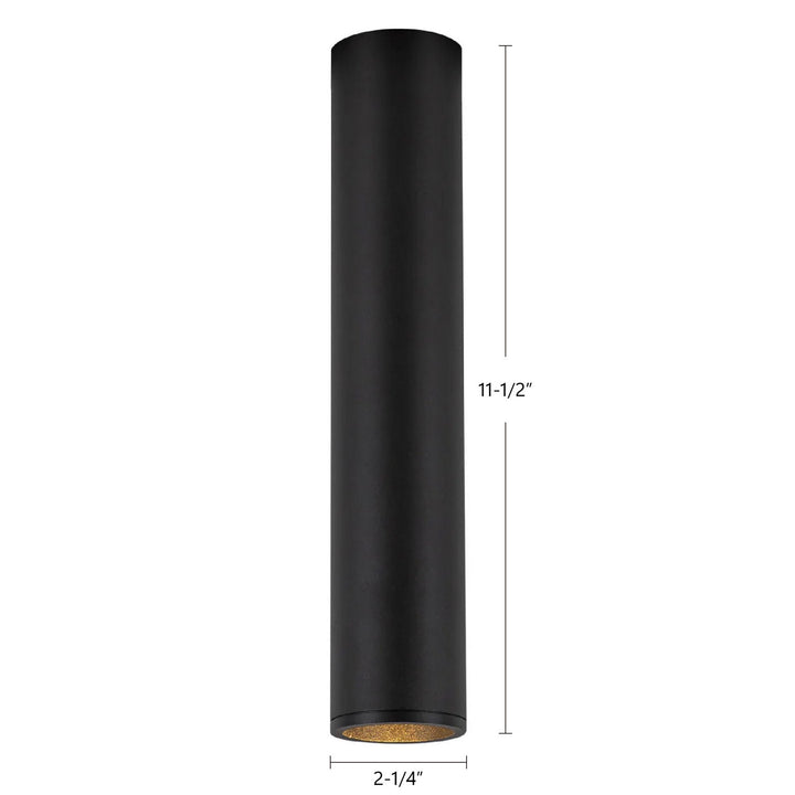 Kuzco Canada - LD2-FM12W12-3036-BK-UNV-010 - LED Flush Mount - Lorna - Black