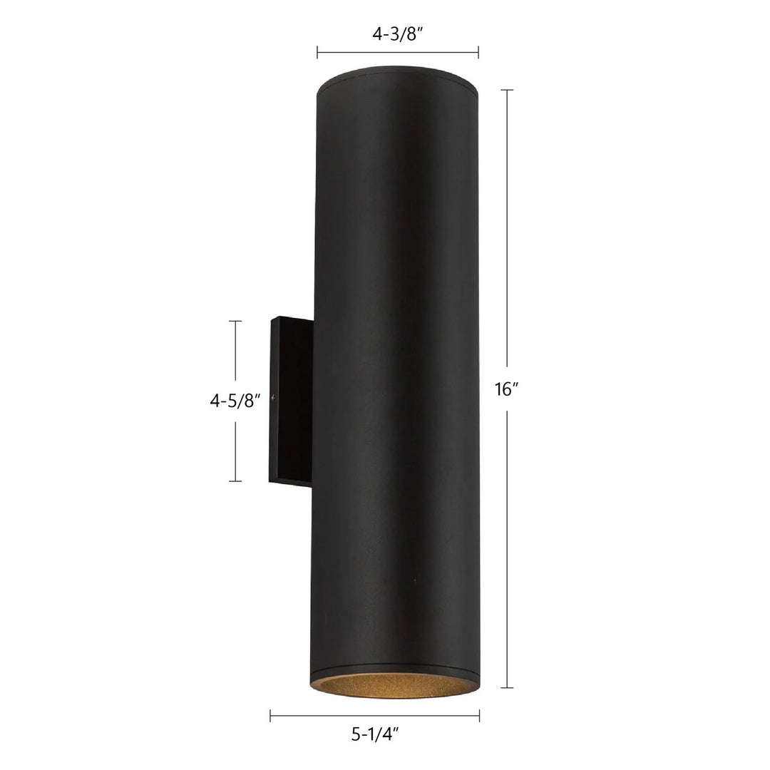 Kuzco Canada - LD4-UD16W40-3036-BK-UNV-010 - LED Wall Sconce - Lorna - Black