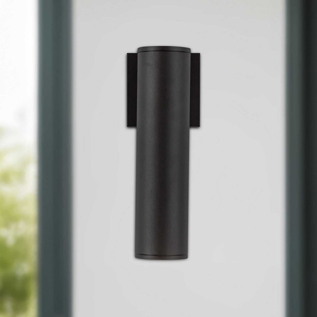 Kuzco Canada - LD3-WS12W18-3036-BK-UNV-010 - LED Outdoor Wall Sconce - Lorna - Black