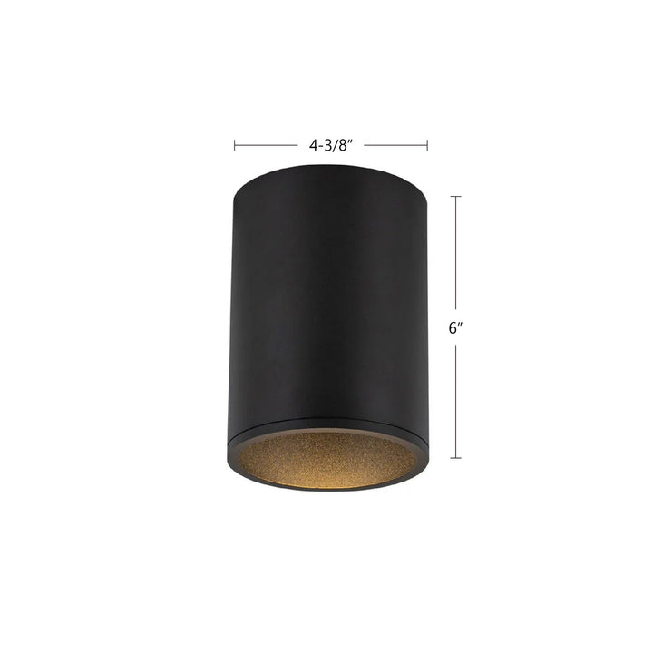 Kuzco Canada - LD4-FM06W18-3036-BK-UNV-010 - LED Flush Mount - Lorna - Black