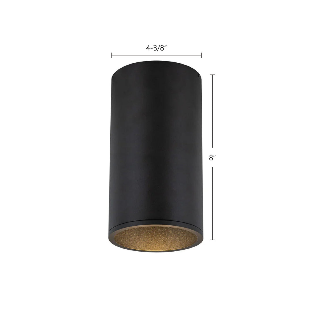 Kuzco Canada - LD4-FM08W20-3036-BK-UNV-010 - LED Flush Mount - Lorna - Black