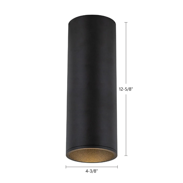 Kuzco Canada - LD4-FM12W24-3036-BK-UNV-010 - LED Flush Mount - Lorna - Black