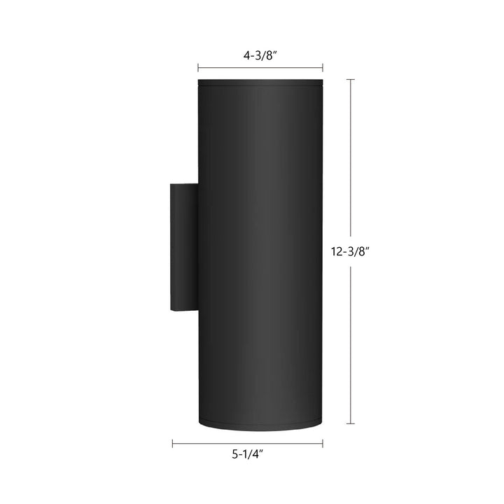 Kuzco Canada - LD4-UD12W36-3036-BK-UNV-010 - LED Wall Sconce - Lorna - Black