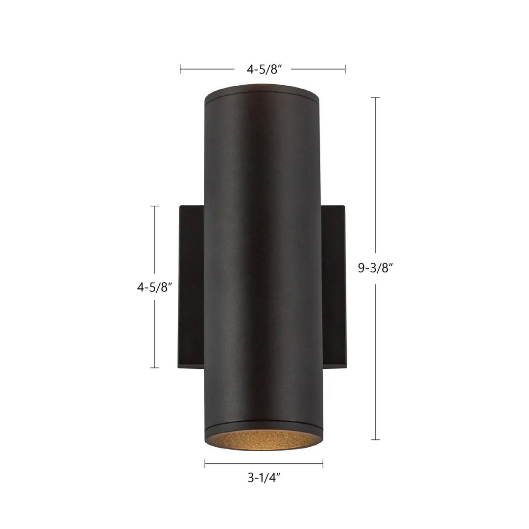 Kuzco Canada - LD3-UD09W20-3036-BK-UNV-010 - LED Wall Sconce - Lorna - Black