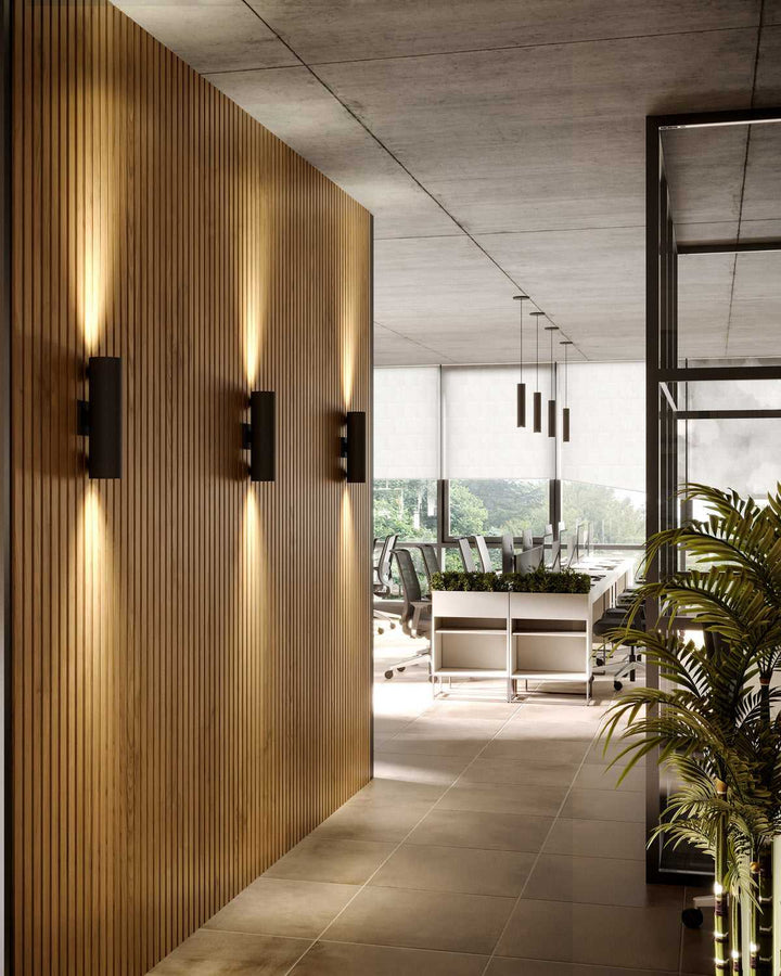 Kuzco Canada - LD3-UD12W24-3036-BK-UNV-010 - LED Wall Sconce - Lorna - Black