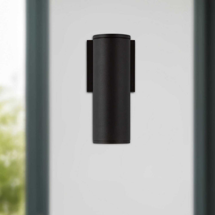 Kuzco Canada - LD3-WS09W14-3036-BK-UNV-010 - LED Outdoor Wall Sconce - Lorna - Black