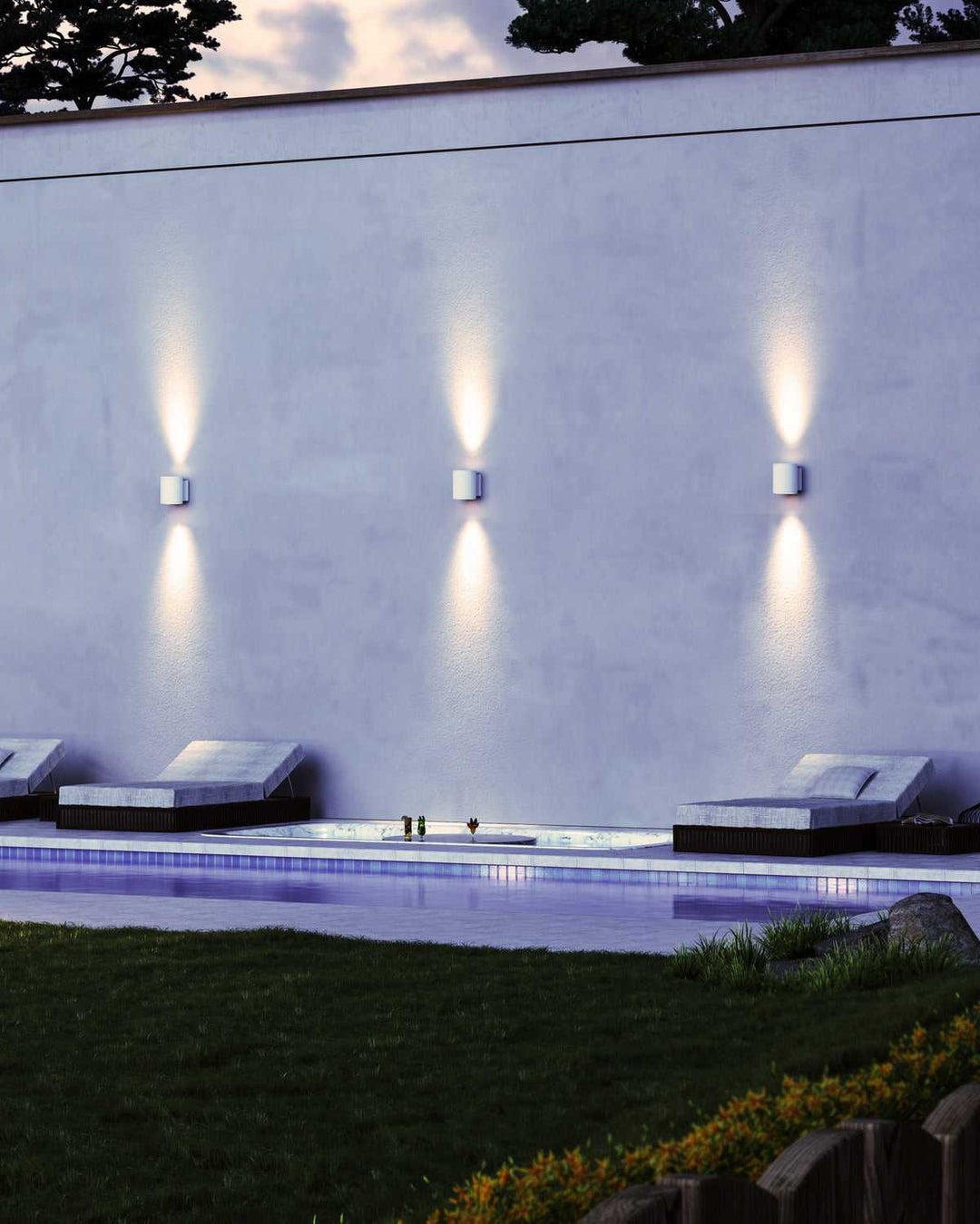 Kuzco Canada - EW265105-WH - LED Outdoor Wall Sconce - Nordic - White