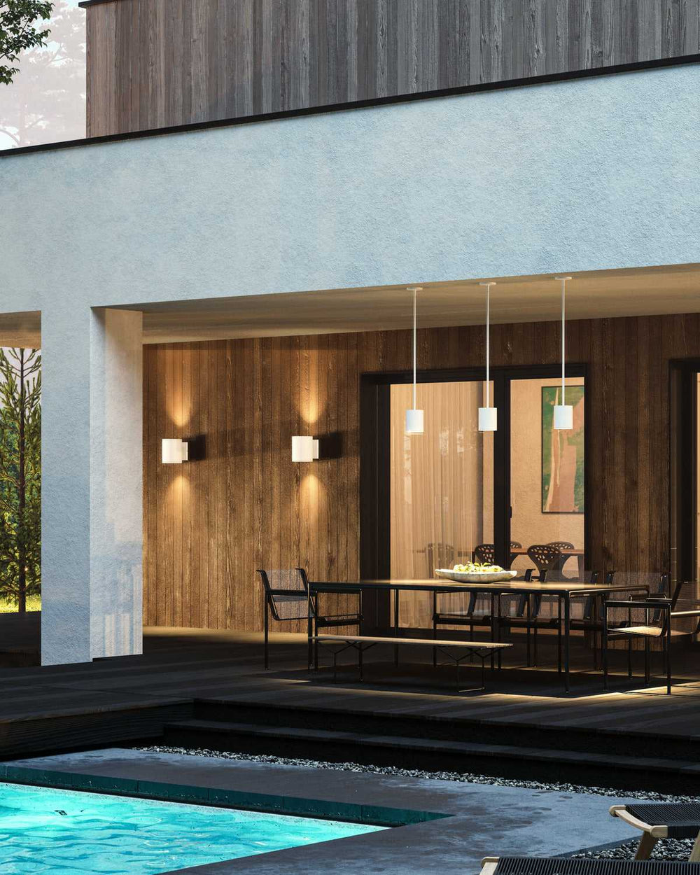Kuzco Canada - EW265206-WH - LED Outdoor Wall Sconce - Nordic - White