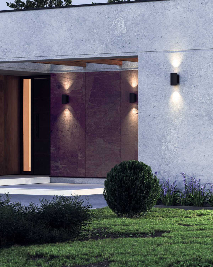 Kuzco Canada - EW264207-BK - LED Outdoor Wall Sconce - Nordic - Black