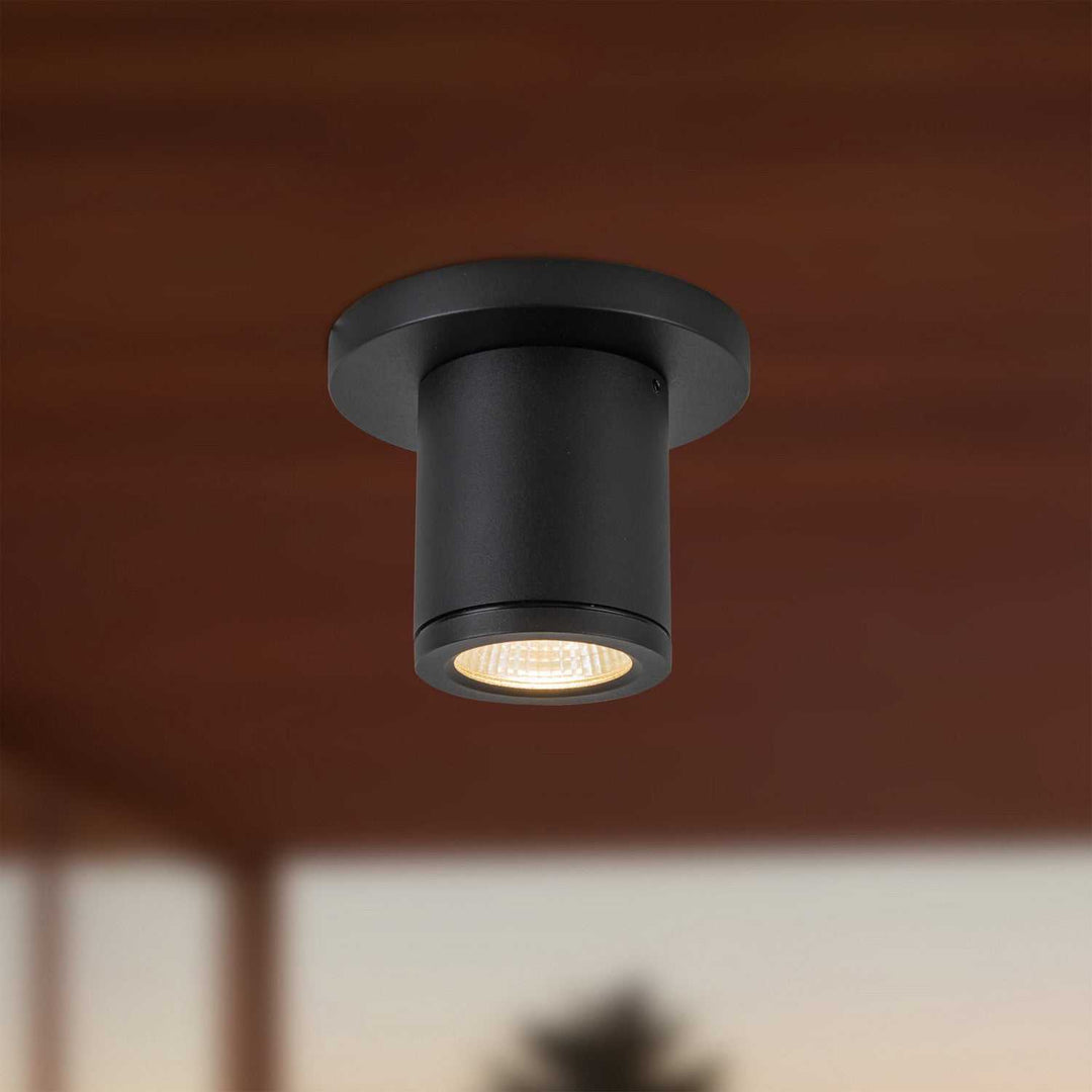 Kuzco Canada - EC262103-BK - LED Outdoor Ceiling Mount - Nordic - Black