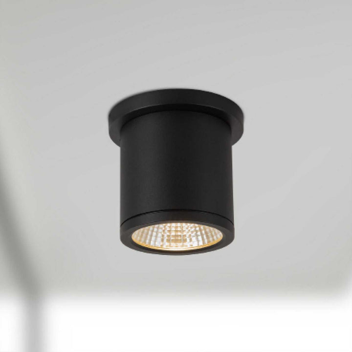 Kuzco Canada - EC264104-BK - LED Outdoor Ceiling Mount - Nordic - Black