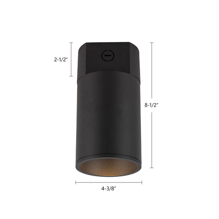 Kuzco Canada - LD4-CC06W18-3036-BK-UNV-010 - LED Ceiling Mount - Lorna - Black