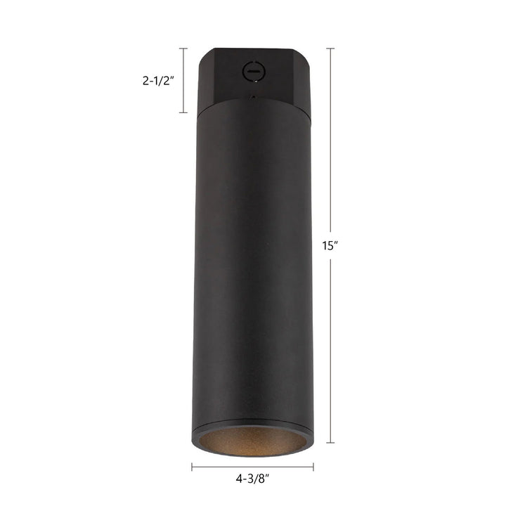 Kuzco Canada - LD4-CC12W24-3036-BK-UNV-010 - LED Ceiling Mount - Lorna - Black