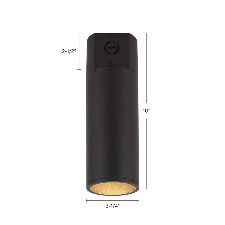 Kuzco Canada - LD3-CC08W14-3036-BK-UNV-010 - LED Ceiling Mount - Lorna - Black