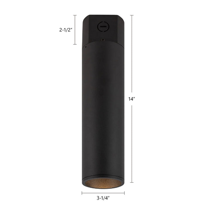 Kuzco Canada - LD3-CC12W18-3036-BK-UNV-010 - LED Ceiling Mount - Lorna - Black