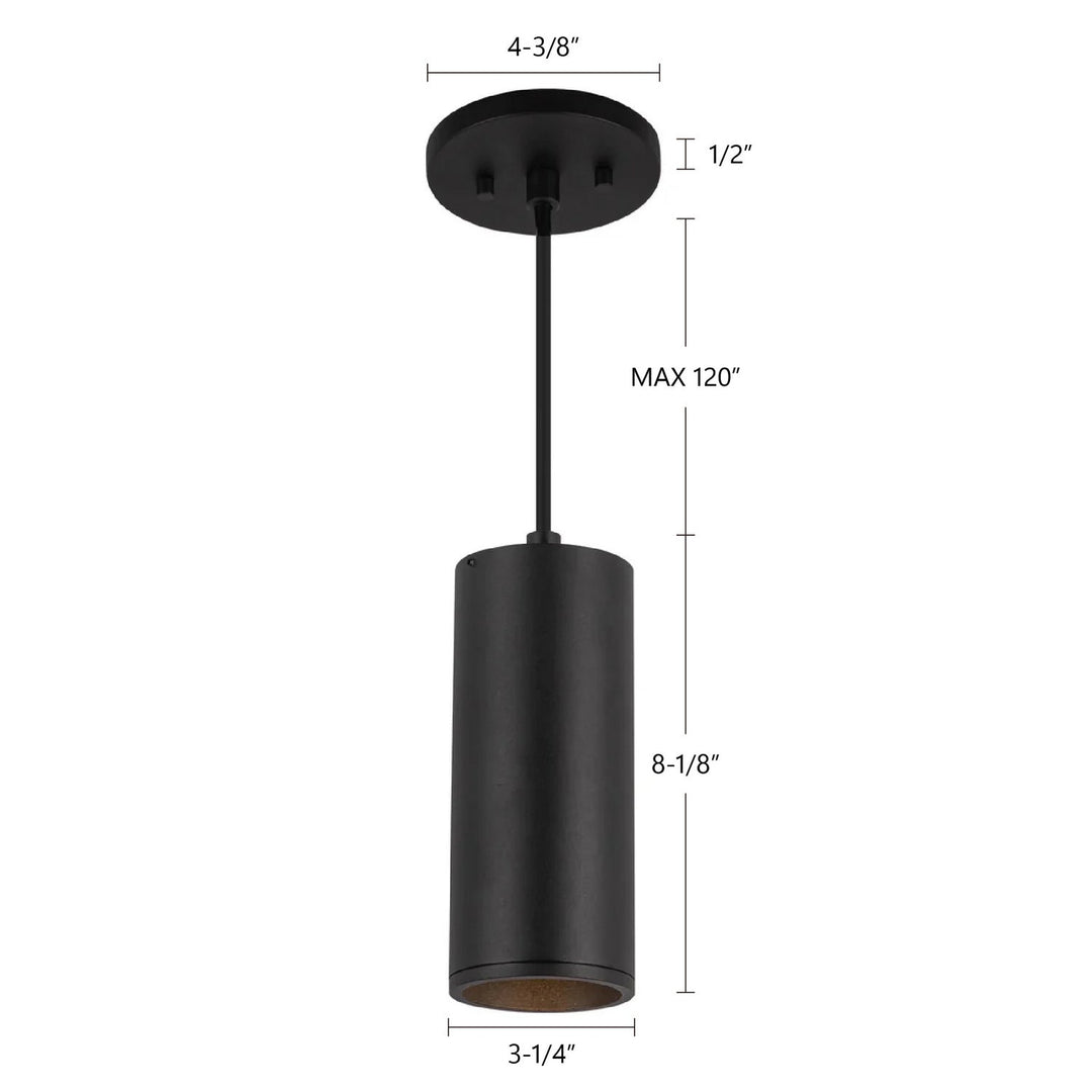 Kuzco Canada - LD3-PD08W14-3036-BK-UNV-010 - LED Pendant - Lorna - Black