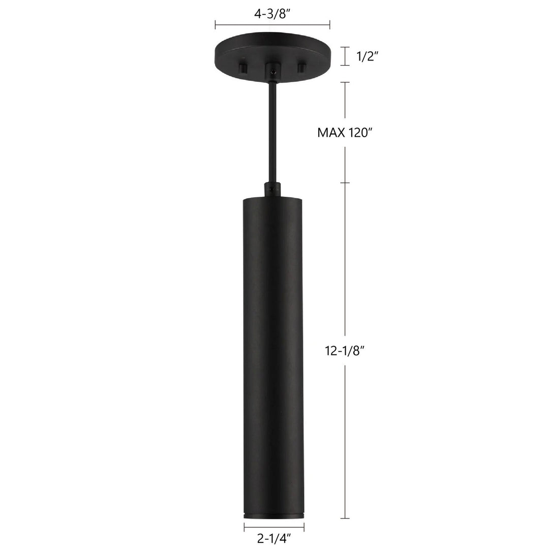 Kuzco Canada - LD2-PD12W12-3036-BK-UNV-010 - LED Pendant - Lorna - Black