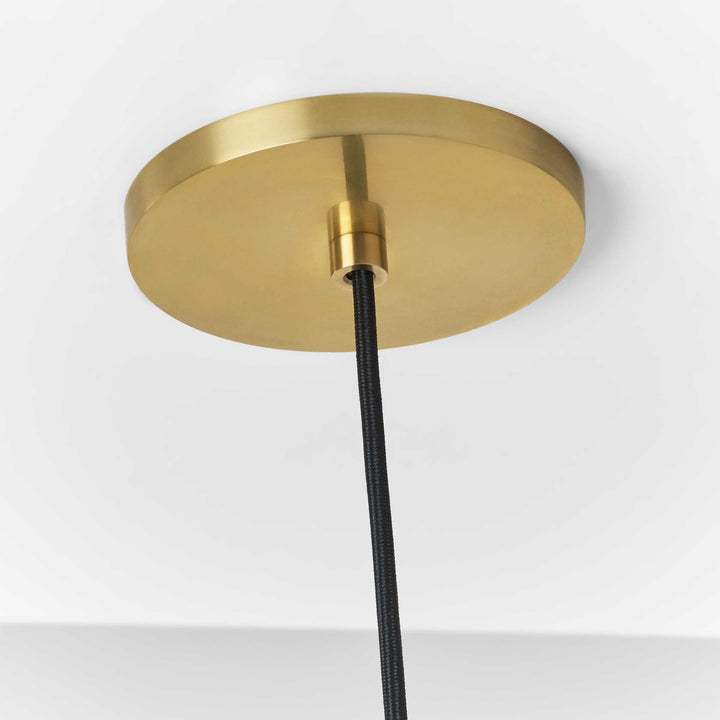 Audra One Light Pendant in Hand-Rubbed Antique Brass Visual Comfort Modern