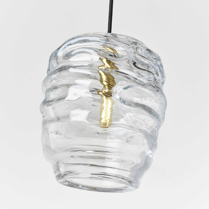 Audra One Light Pendant in Hand-Rubbed Antique Brass Visual Comfort Modern