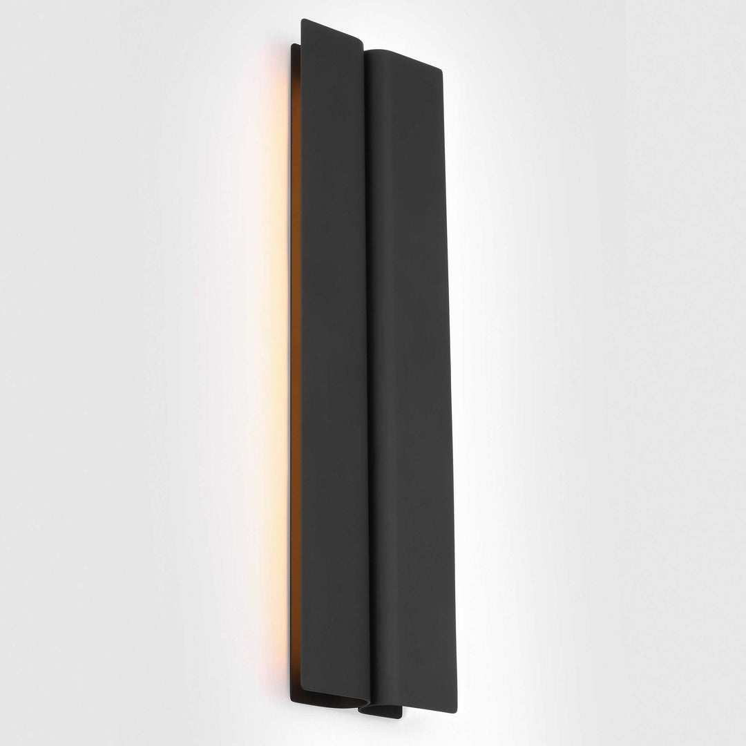 Cloak LED Vanity in Nightshade Black Visual Comfort Modern
