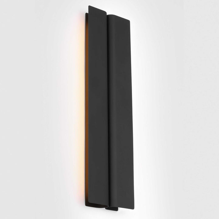 Cloak LED Vanity in Nightshade Black Visual Comfort Modern
