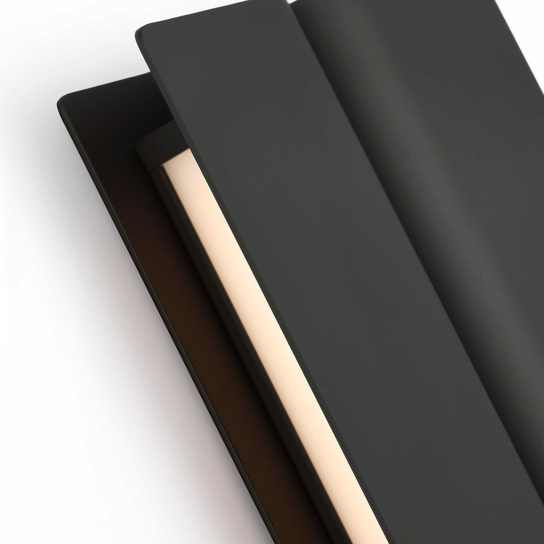 Cloak LED Vanity in Nightshade Black Visual Comfort Modern