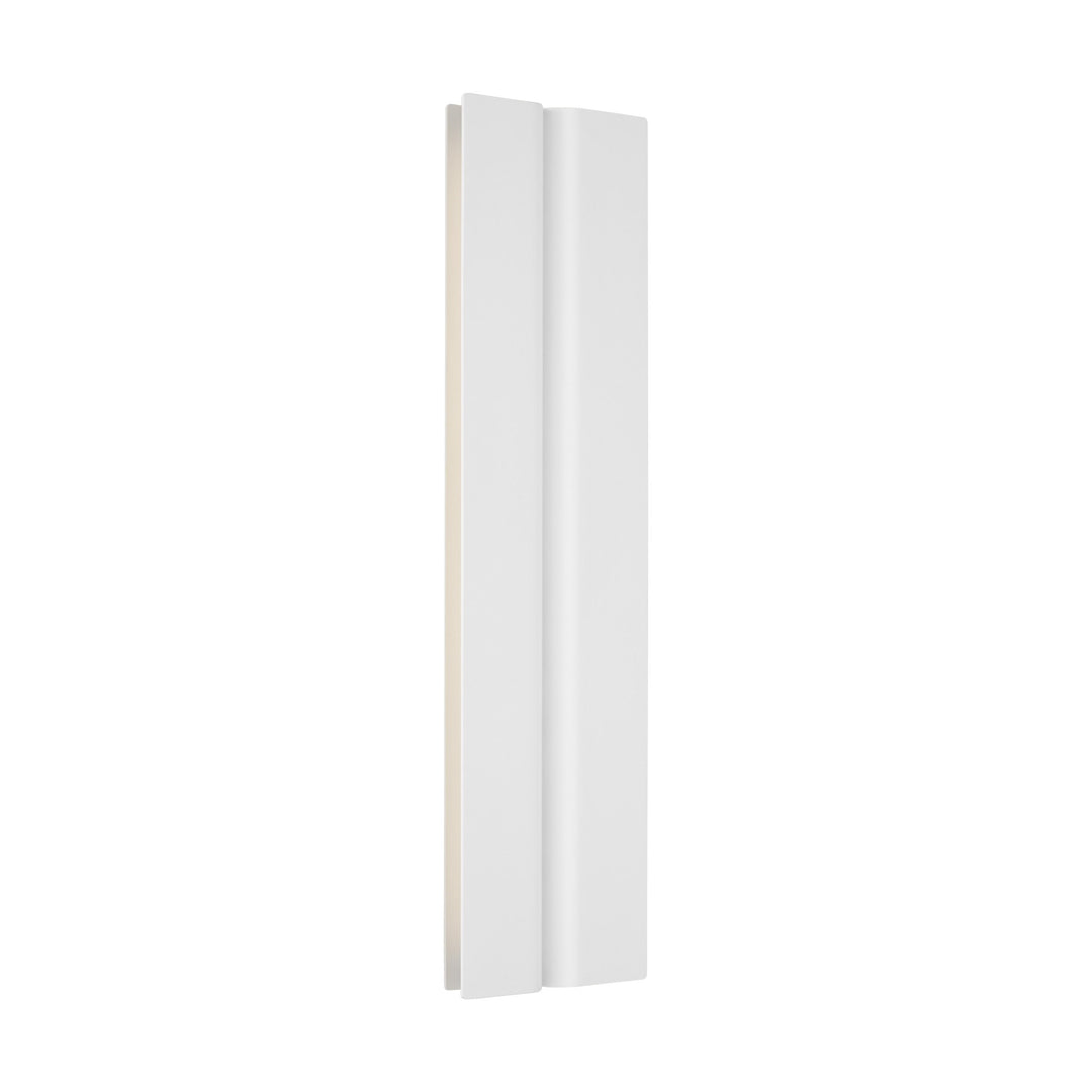 Cloak LED Vanity in Matte White Visual Comfort Modern