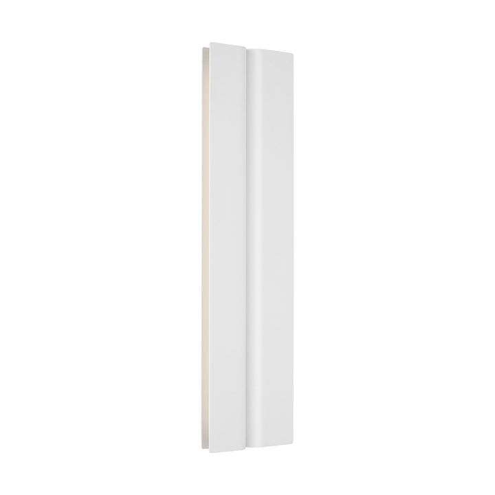 Cloak LED Vanity in Matte White Visual Comfort Modern