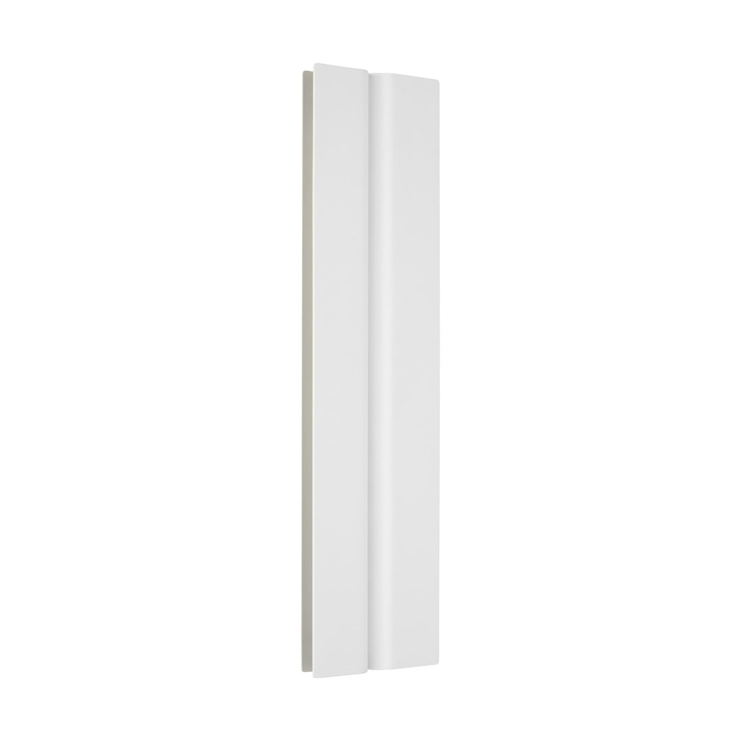 Cloak LED Vanity in Matte White Visual Comfort Modern