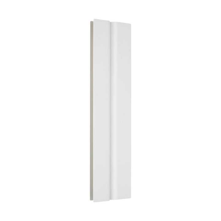 Cloak LED Vanity in Matte White Visual Comfort Modern