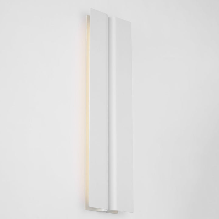 Cloak LED Vanity in Matte White Visual Comfort Modern